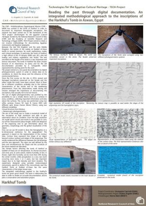 Reading the past through digital documentation. An integrated methodological approach to the inscriptions of Harkhufs Tomb in Aswan, Egypt.